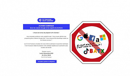 Si c’est gratuit c’est toi le produit ……… qu'en pense la  CCI Haute Garonne ?