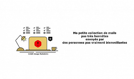 Dans ma petite collection de mails pas très honnêtes envoyés, je vous présente Retour vers le Furtur