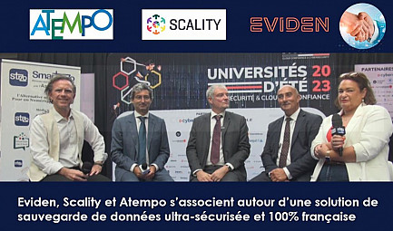 Cybersécurité Solutions Souveraines - Eviden, Scality et Atempo s’associent autour d’une solution de s..