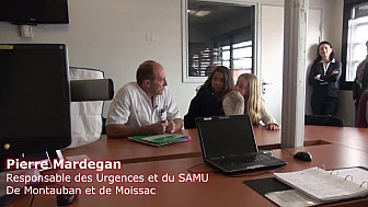 Visite des Urgences de Montauban par les Jeunes Reporters de l'association TvLocale Tarn-et-Garonne 