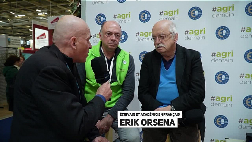 Acteurs-Locaux  sur TV Locale NTV Paris - Agridemain au SIA2023 : La table comme lien social pour Erik Orsenna